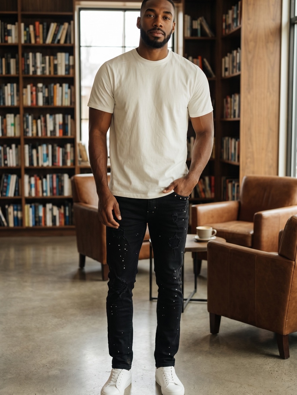 TULONES PAINTED MENS JEANS